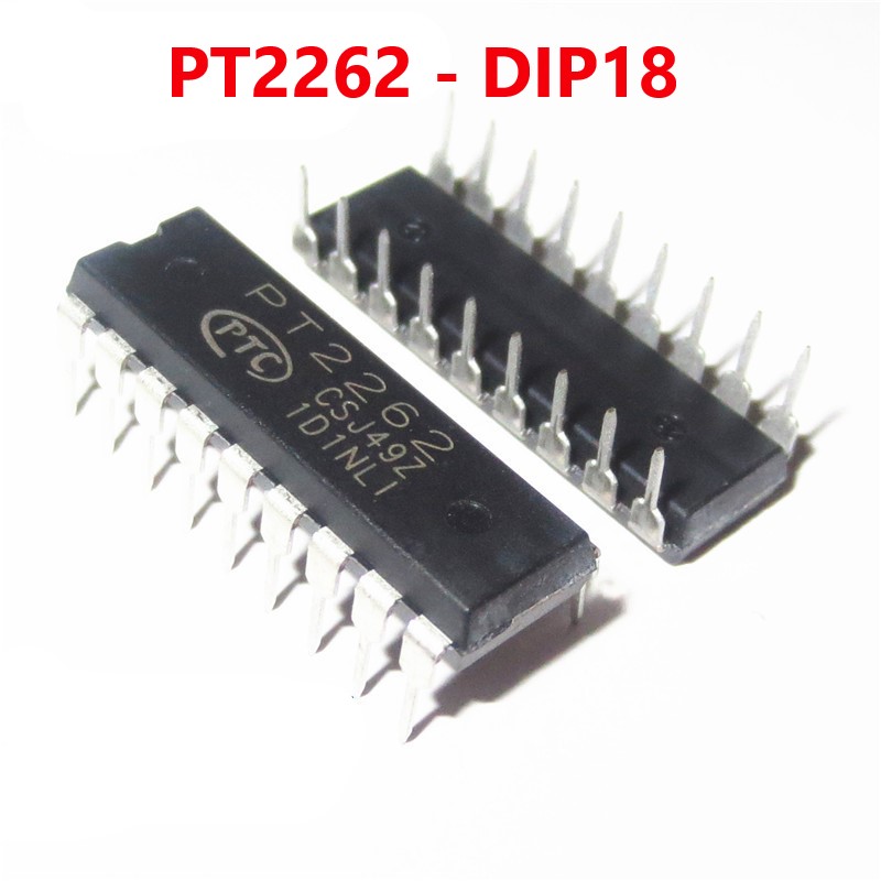 Ic pt2262 dip 18 chân cắm - mã hóa truyền phát sóng rf không dây