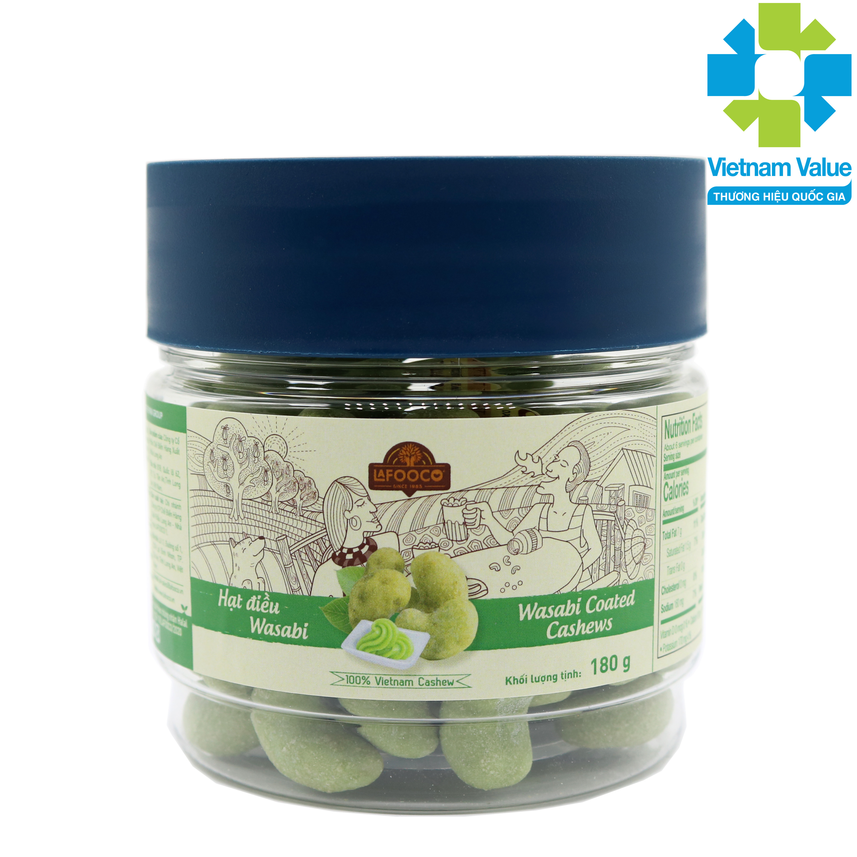 Hạt Điều Wasabi LAFOOCO 180g
