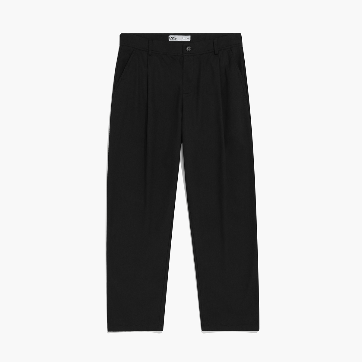 Quần kaki nam Owlbrand /Đen