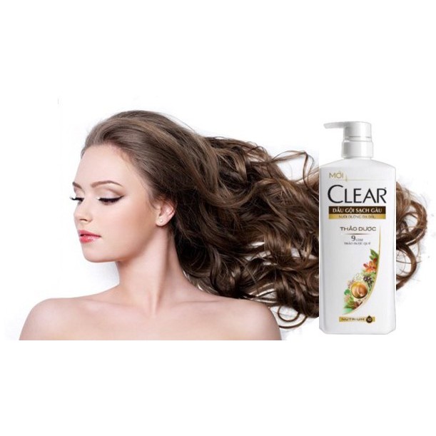 [HCM]Dầu Gội Clear Thảo Dược Sạch Gàu - 650g