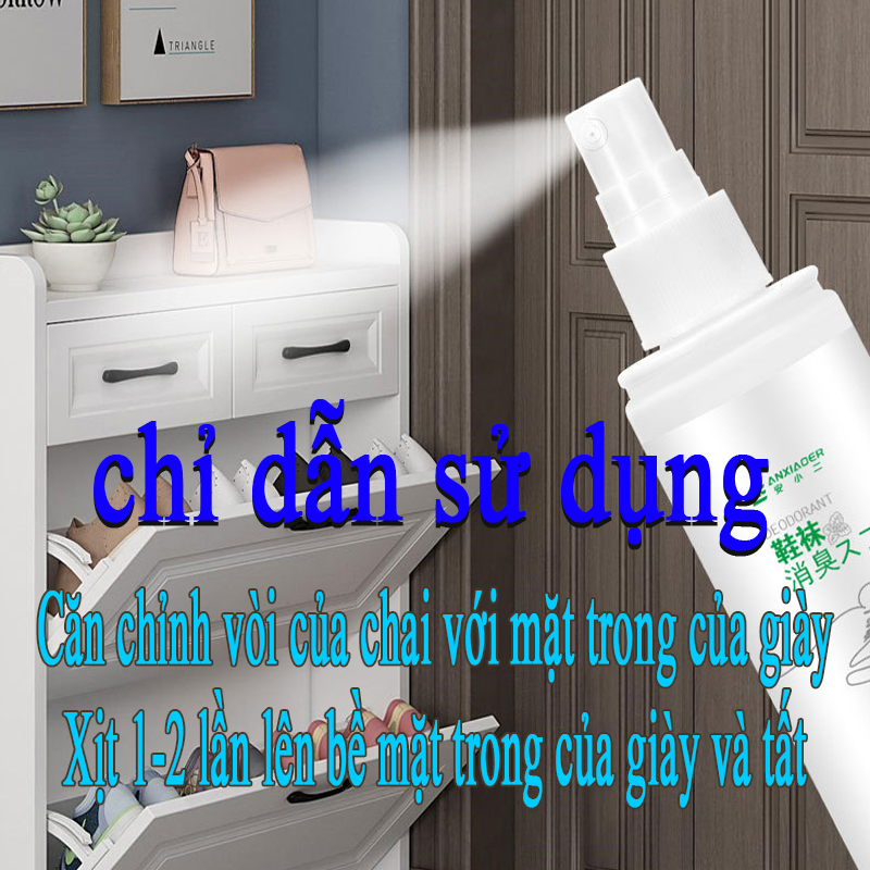 Chai xịt khử mùi hôi giày（Khử mùi hôi trong giày, khử mùi hôi chân trong một giây, 100ml，mùi giày，Chất khử mùi）khử mùi giày nam，khử mùi giày dép，khử mùi giày thể thao，khử mùi giày hương đào，khử mùi giày nữ，chai xịt khử mùi hôi chân