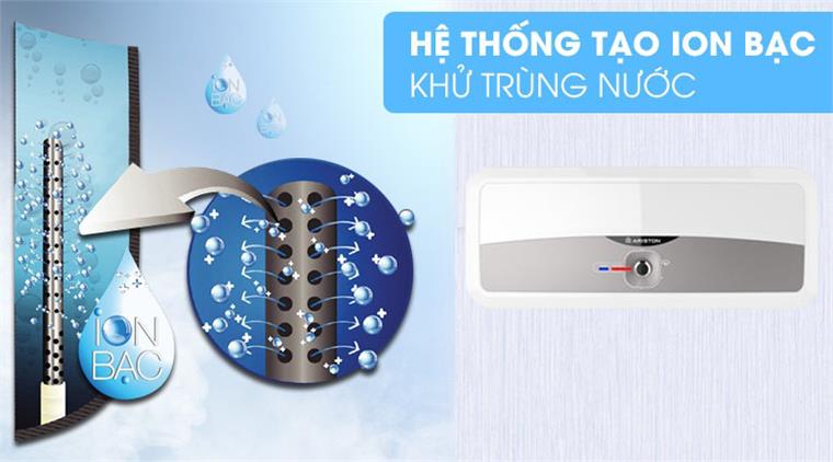 Bình Nóng Lạnh Ariston SL2 20R 20 lít Lắp Ngang