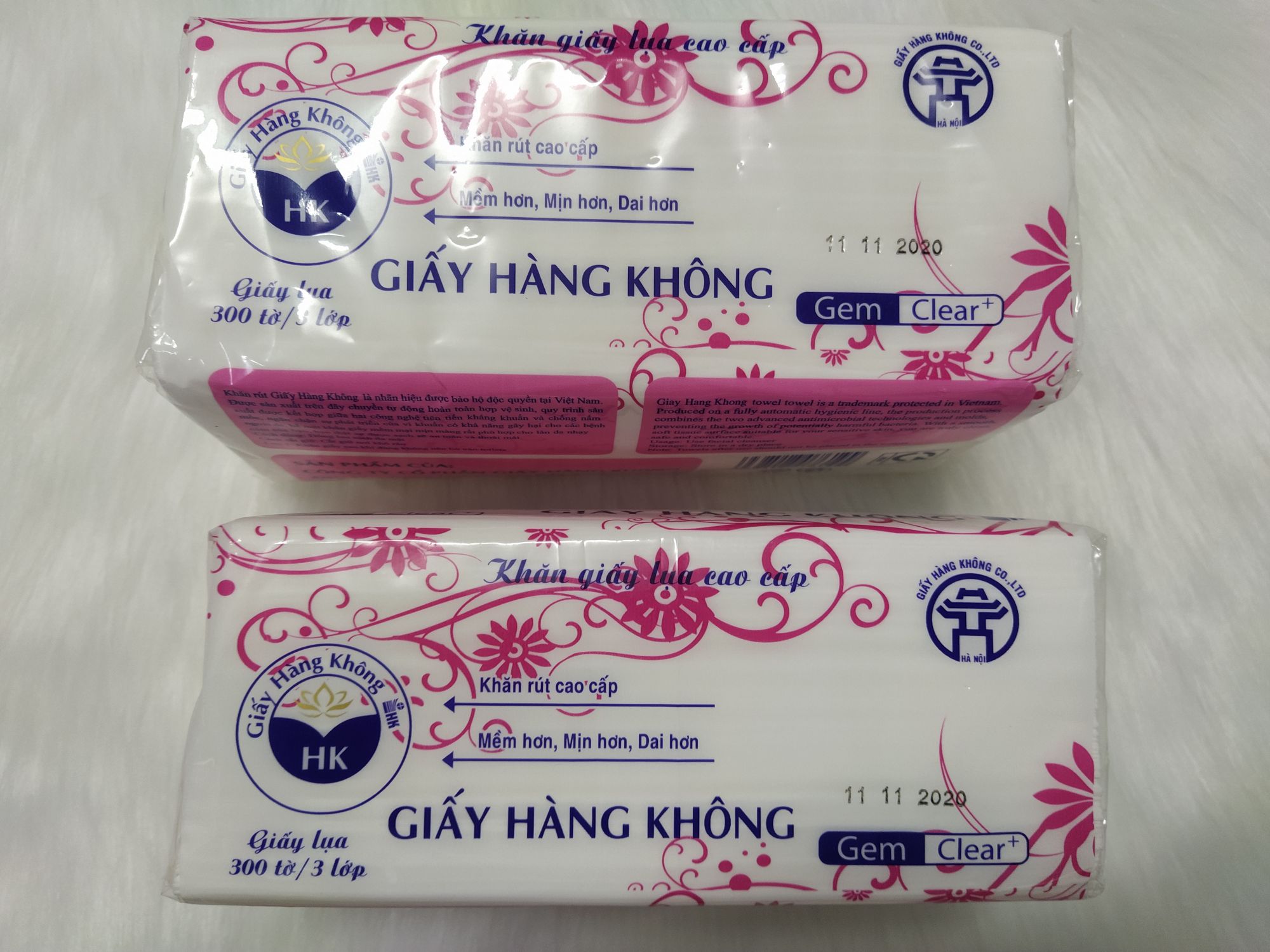 [HCM]Combo 2 túi khăn giấy rút túi 300 tờ
