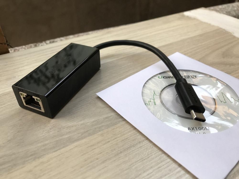 Cáp USB Type C To Lan Ethernet Adapter Ugreen UG-40381