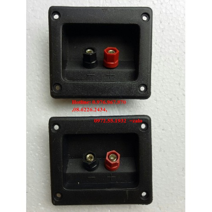 2 cái trạm loa vuông cọc xoáy 8x9cm