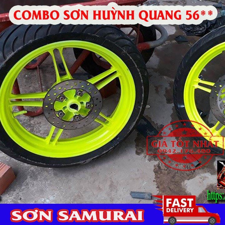 COMBO 4 CHAI SƠN SAMURAI HUỲNH QUANG 56 - ĐỦ 4 BƯỚC