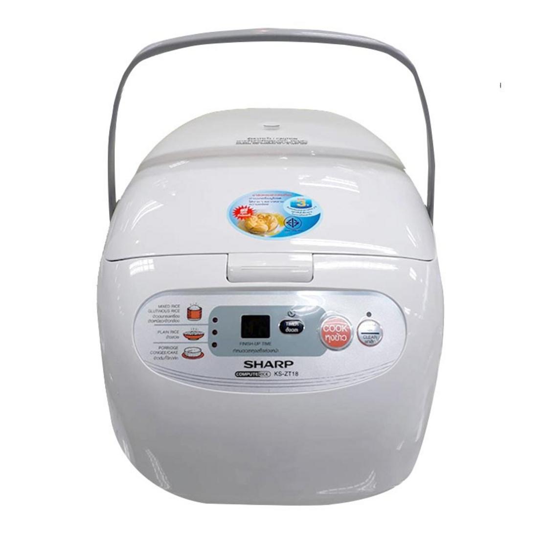 Nồi điện tử Sharp KS-ZT18 1.8L (Trắng) Thái Lan
