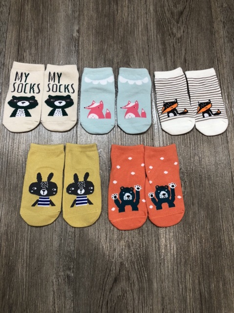 Tất Pony Kid Cổ Cao Chống Trượt