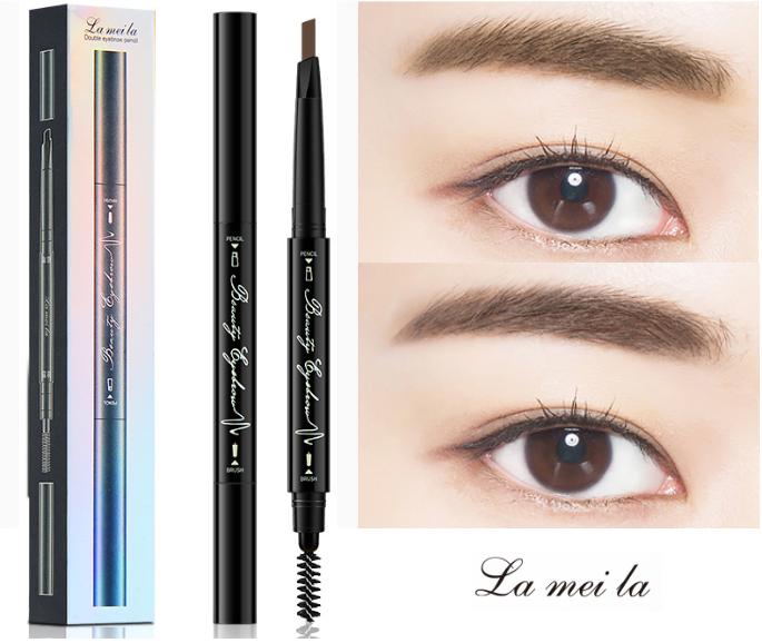 Bút Chì Kẻ Mày Lameila Double Eyebrow Pencil
