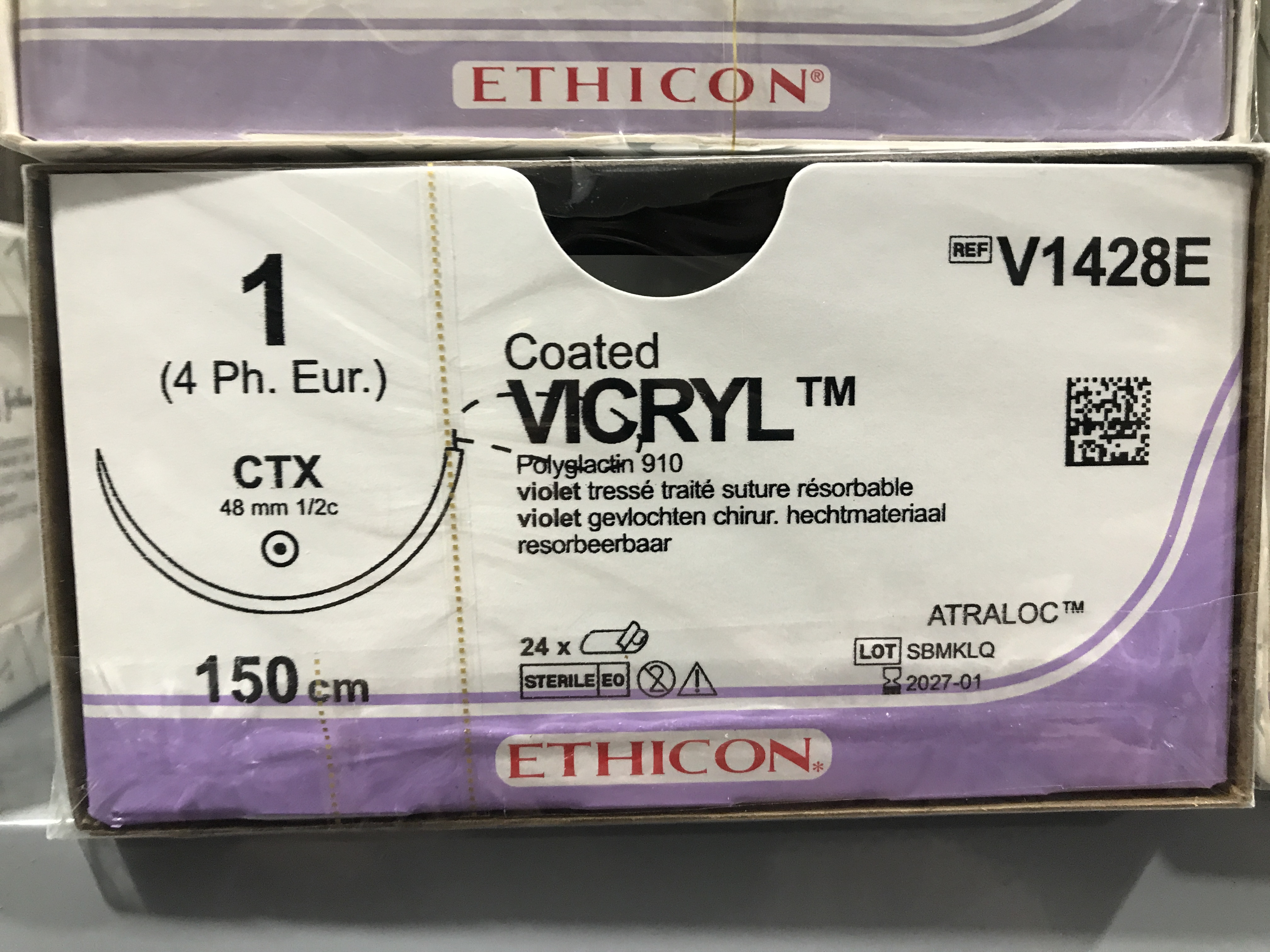 Chỉ phẫu thuật Vicryl 1
