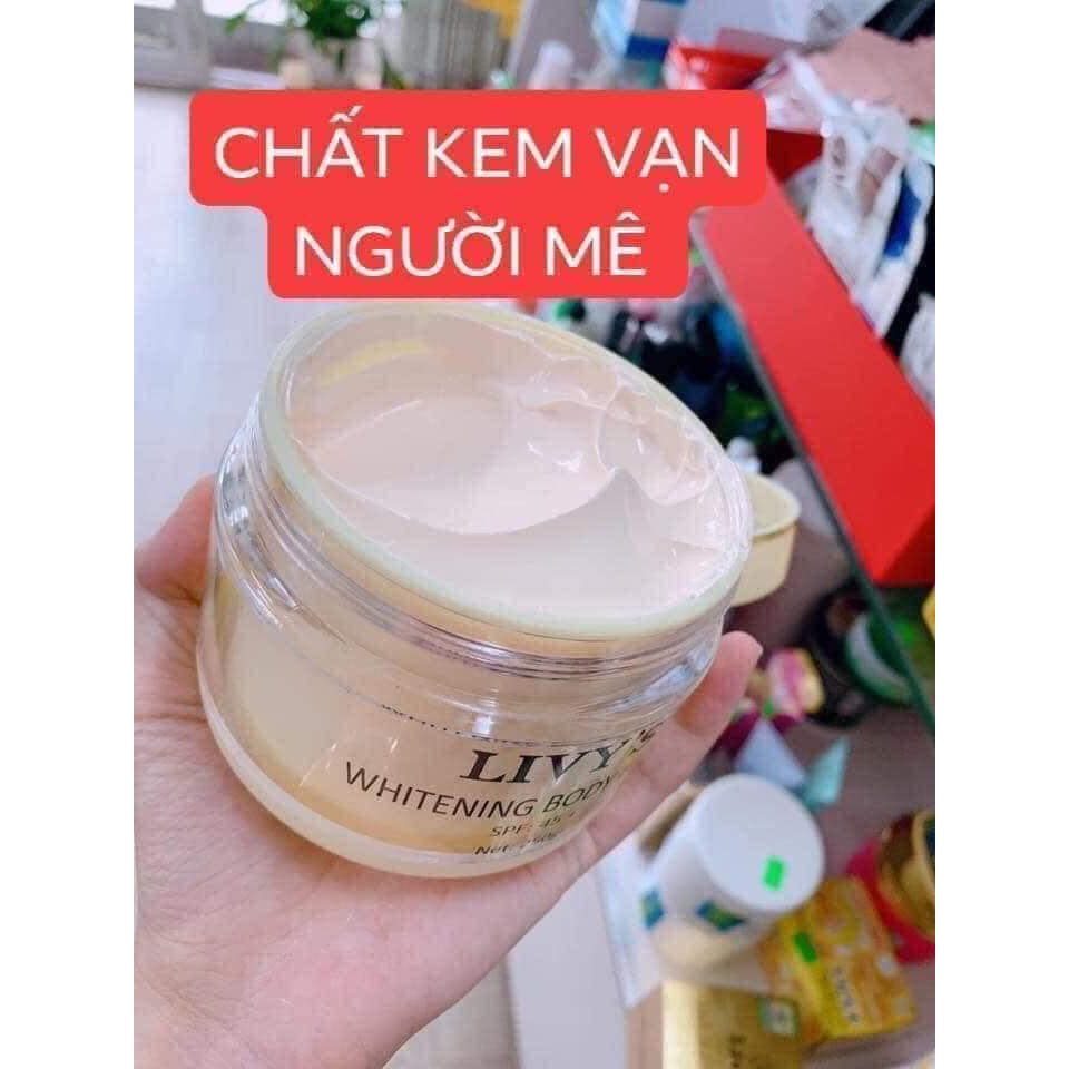 Kem body Livy's vàng 250gr Thái Lan - Hàng công ty chính hãng
