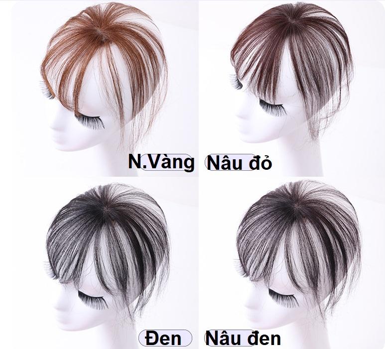 Tóc mái thật 3D 💖FREESHIP💖 mái 3D tóc thật, tóc mái thưa 3D, tóc giả nữ