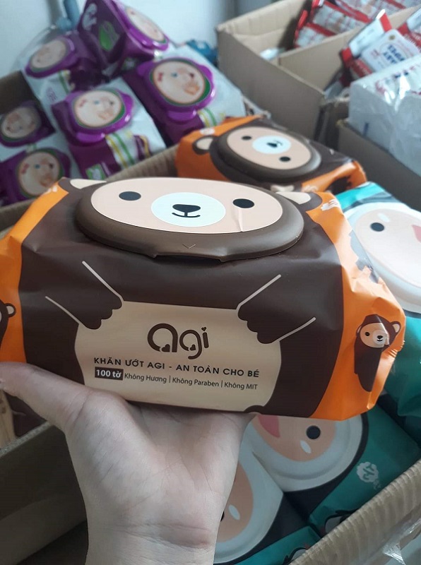 [HCM]Khăn Giấy Ướt Agi - Khăn Giấy Ướt ( Nhiều Màu )