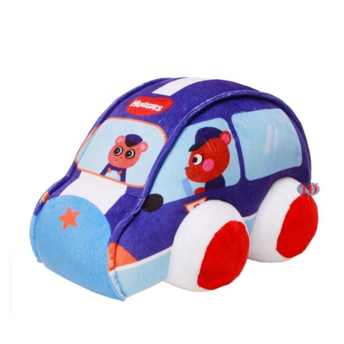 Gấu Bông Hình Xe Hơi (Ô Tô) Dễ Thương Cho Bé (36 X 27 X 22cm), Gối Ôm Hình Xe Hơi (Ô Tô) Mềm Mịn, An Toàn Cho Trẻ Nhỏ