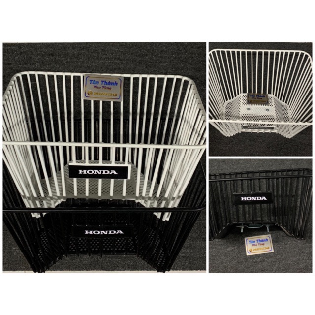 Rổ Dream Thái sọc đứng hàng chuẩn 2 màu trắng, đen