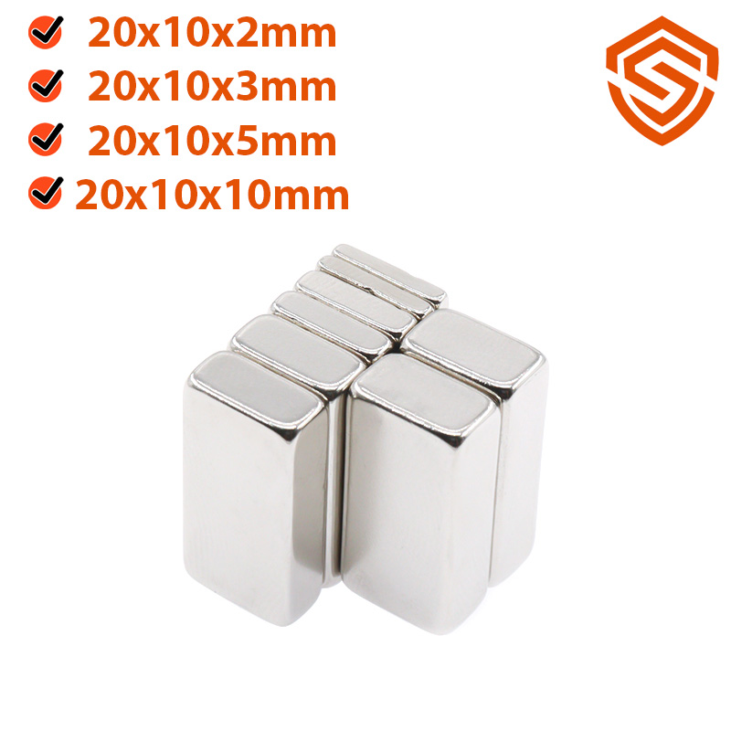 Nam châm đất hiếm 20x10x2/3/5/10mm