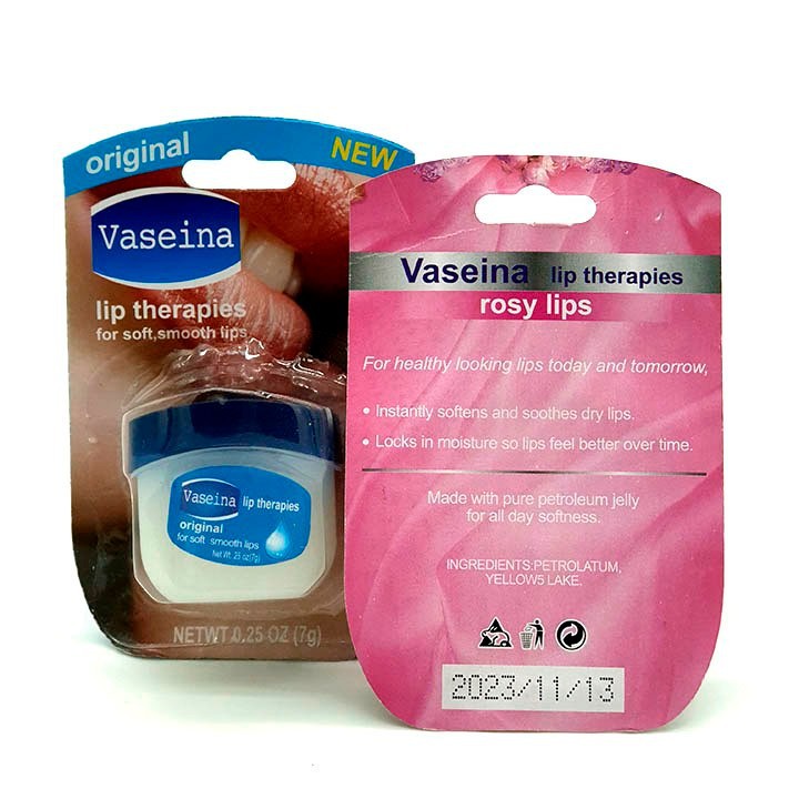 Dưỡng môi VASELINE 7g sáp dưỡng môi dạng thạch