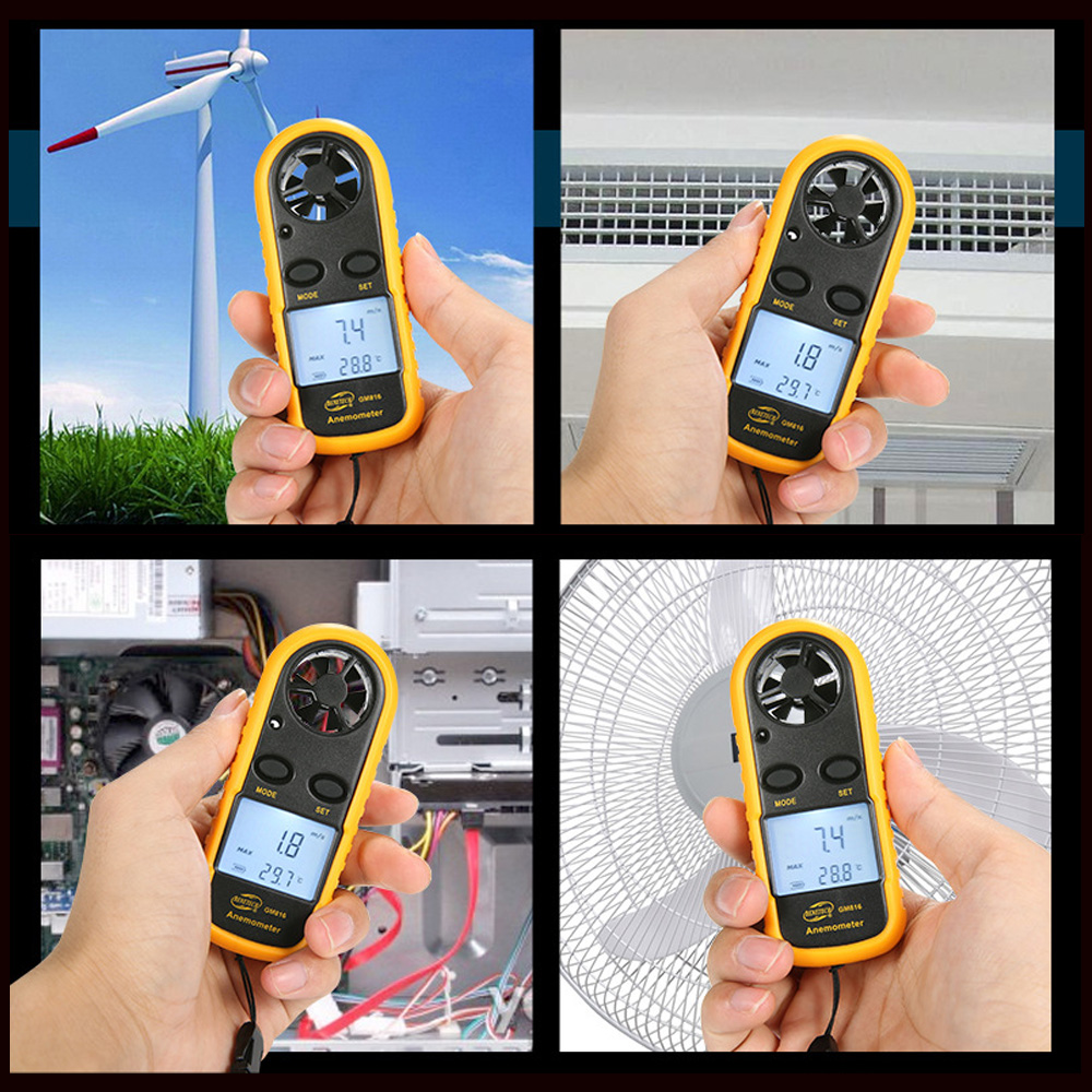 Máy đo tốc độ gió cầm tay Benetech GM816 chính hãng