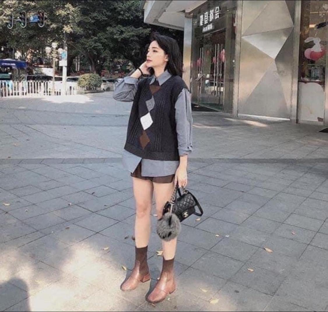 Giày bốt/ boots da lót lông ấm áp đế cao 3cm siêu nhẹ cực xinh