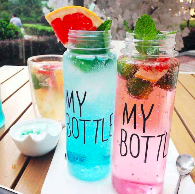 [HCM]BÌNH NƯỚC THỦY TINH MY BOTTLE 450ML JH-10008
