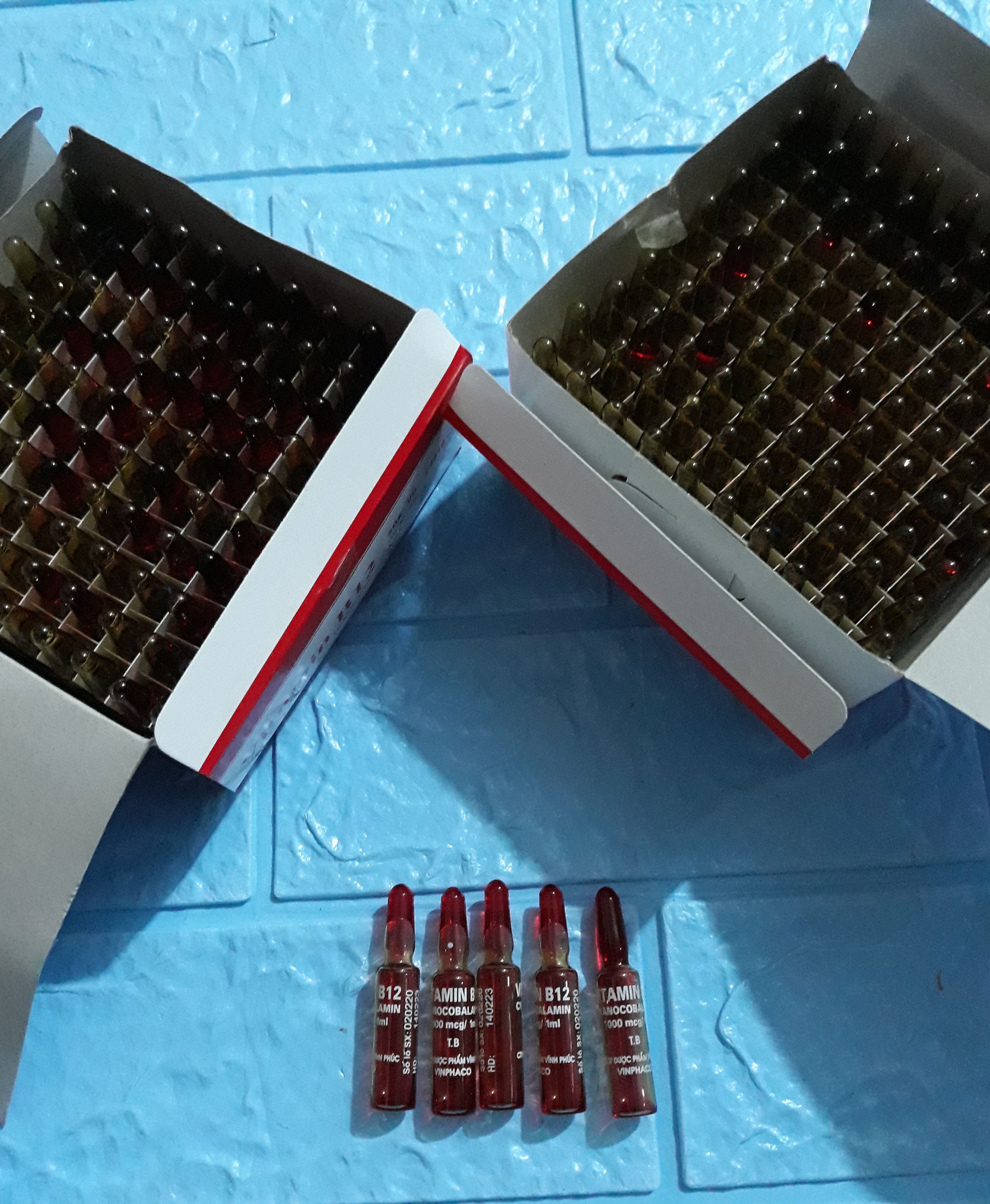 set 5 ống nước đỏ trộn kem trắng da