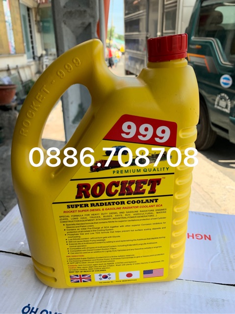 Nước Làm Mát Rocket 999 Loại 4Lít(Xanh)