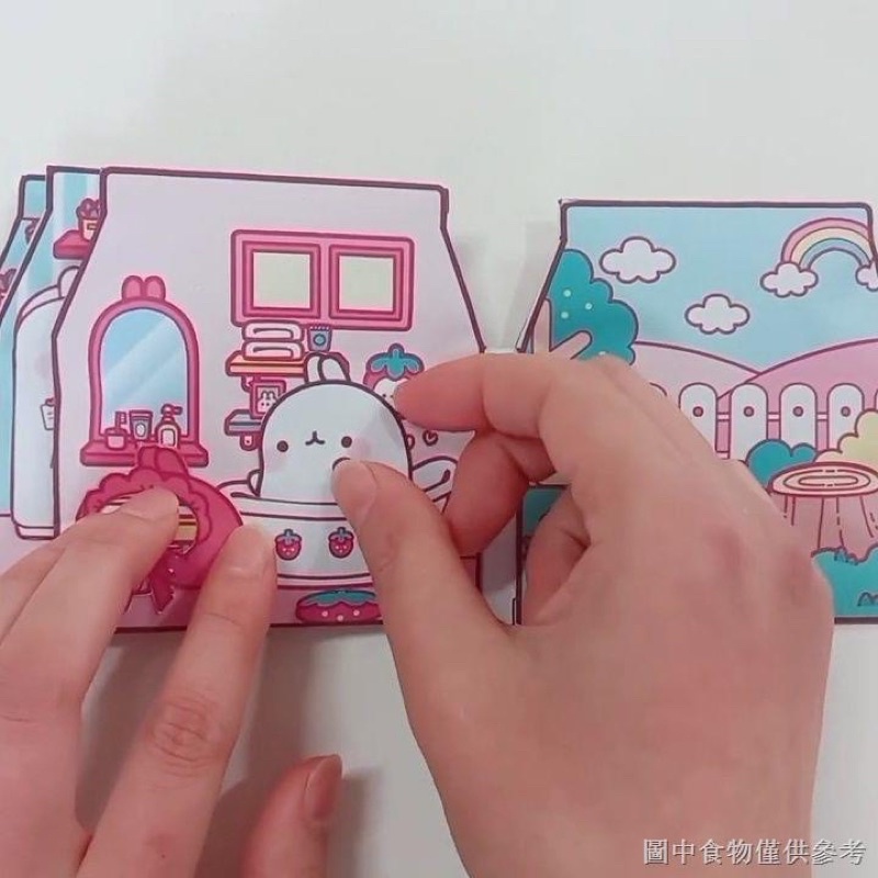 |SQUISHY GIẤY HANDMADE| Squishy giấy ngôi nhà sữa màu hồng