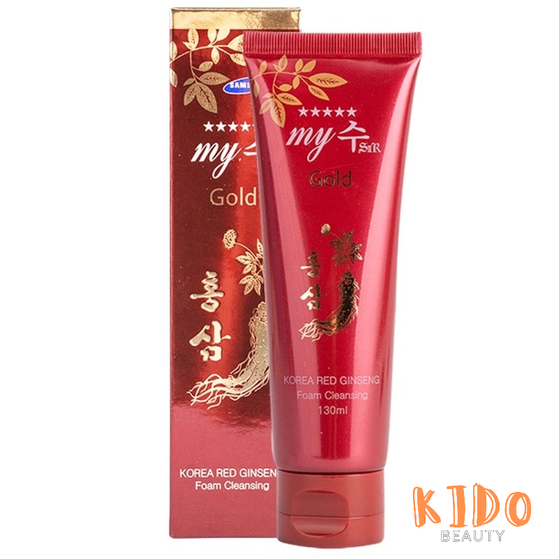 Sữa rửa mặt Sâm Đỏ My Gold Korea Red Ginseng Foam Cleansing (130g)