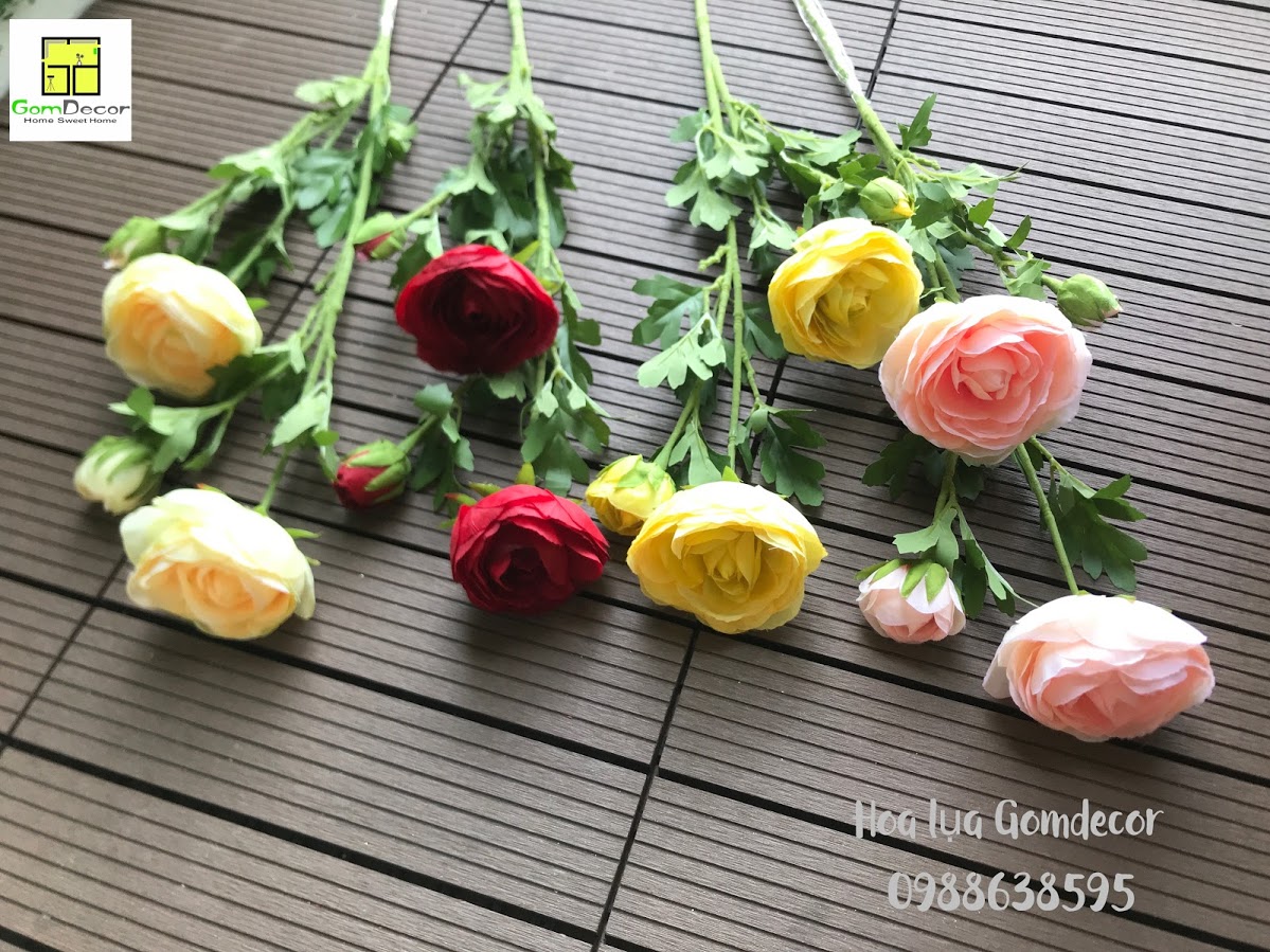 Hoa mao lương giả hoa lụa đẹp trang trí cao cấp