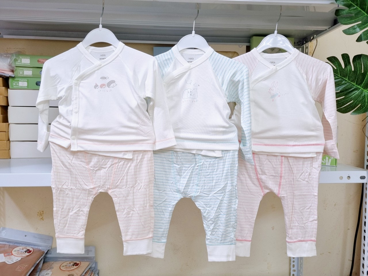Nous - Bộ cài lệch sơ sinh (Newborn)
