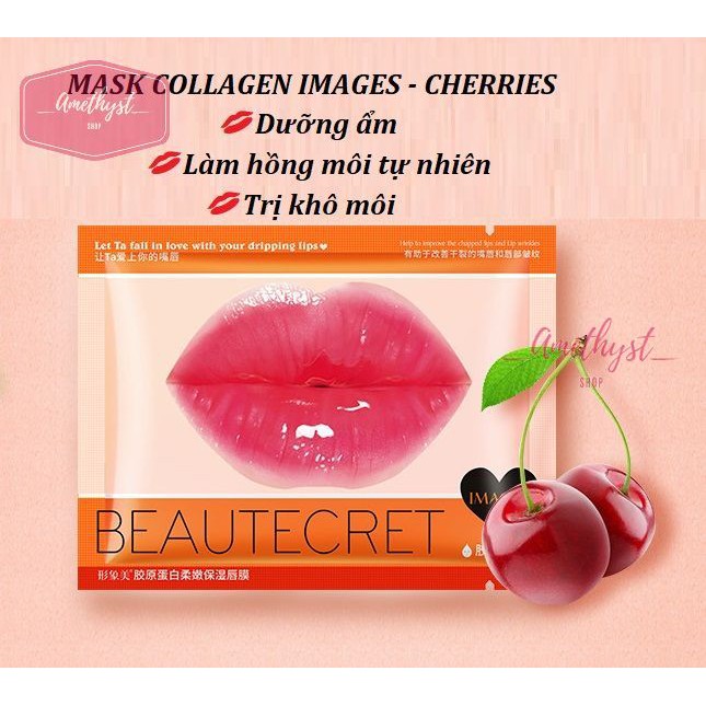 COMBO 20 Miếng Mặt Nạ Môi Images - Collagen Lips Moist Mask