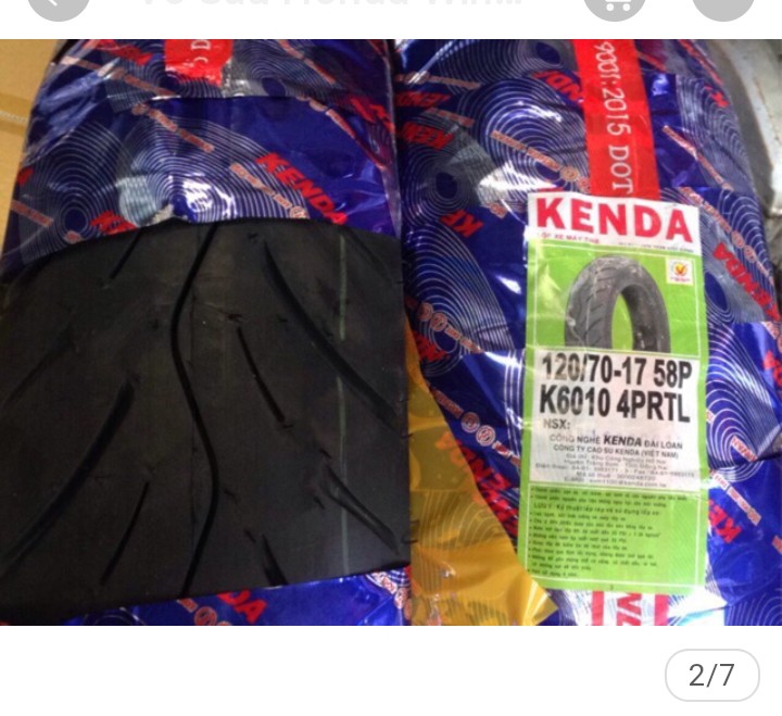 Vỏ sau Kenda Winner / lốp sau winner 120/70-17 _ shop phụ tùng honda