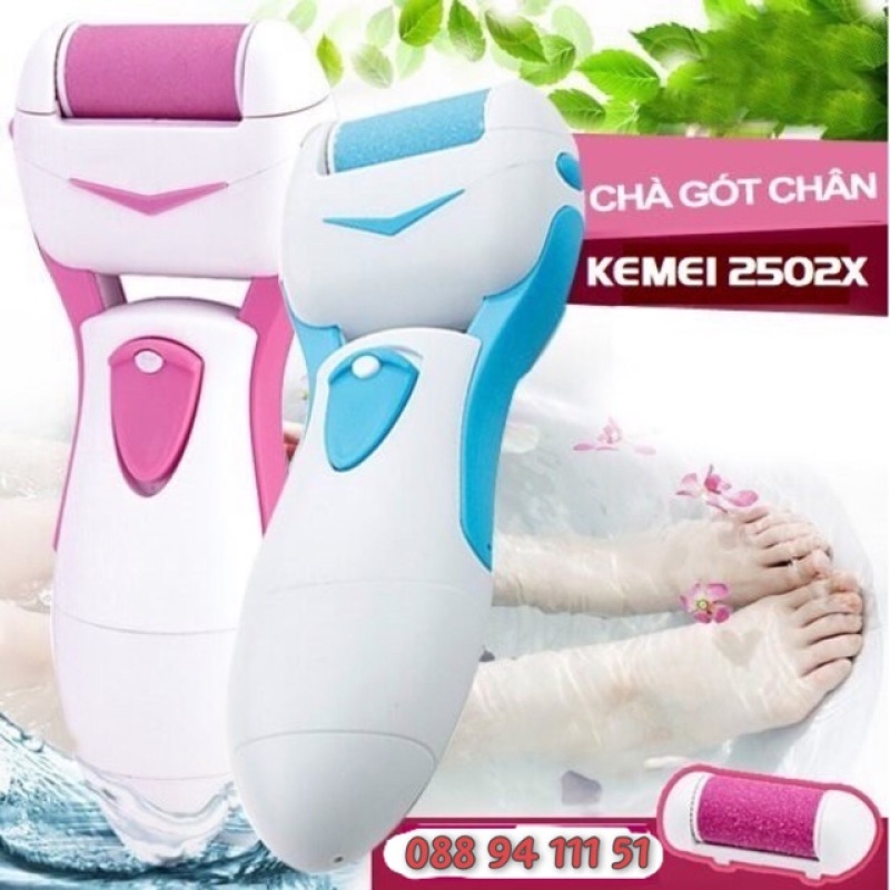Máy chà gót chân loại tốt-máy chà gót chân Kmei vận hành êm ái bảo vệ da chân- BẢO HÀNH CHÍNH HÃNG 3 THÁNG LỖI 1 ĐỔI 1TẠI K.POP NO.1 nhập khẩu