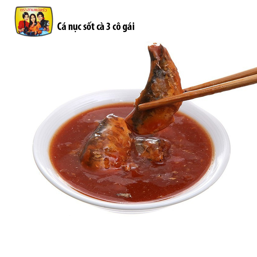 Cá Nục Sốt Cà 3 Cô Gái (Lon 155g)