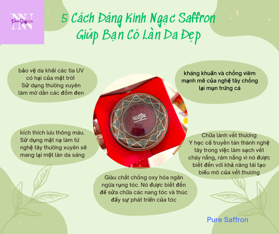 Nhuỵ Hoa Nghệ Tây Saffron Iran Loại 1 Super Negin