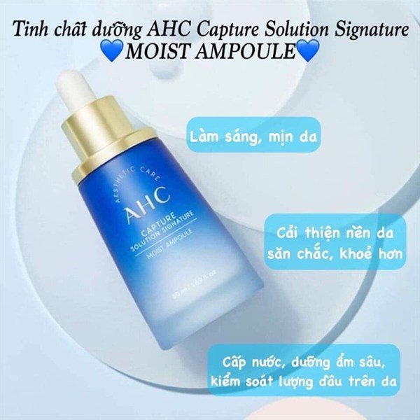 Serum AHC Capture Solution Prime Moist Ampoule (Xanh Dương) mẫu mới