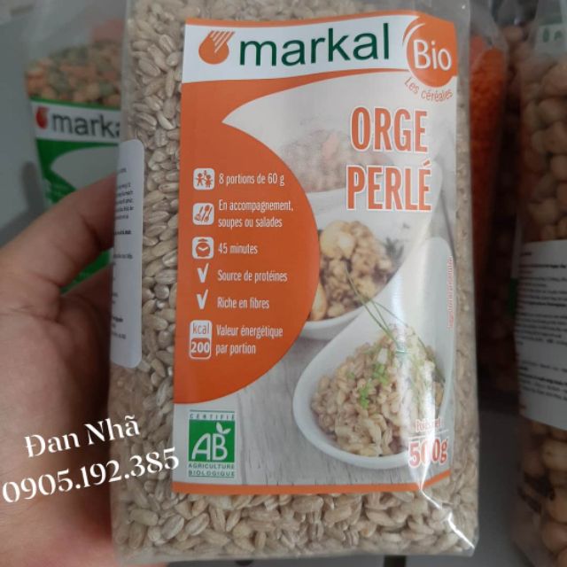 Hạt Ý Dĩ Hưu Cơ Markal 500G