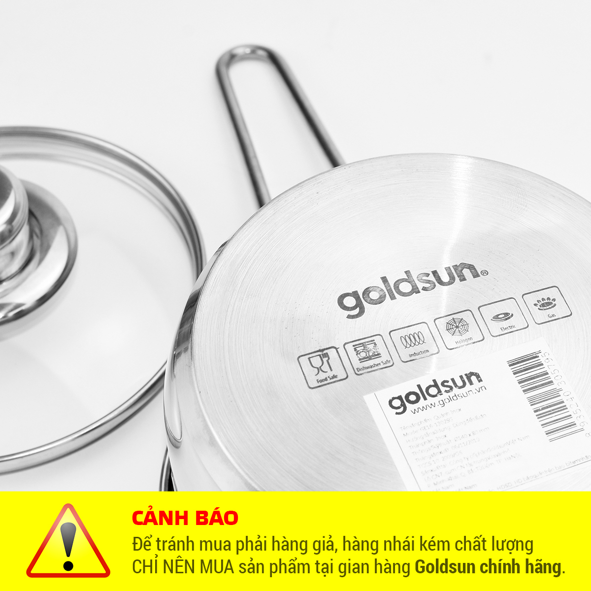 Quánh Inox Goldsun GE16 1302SG