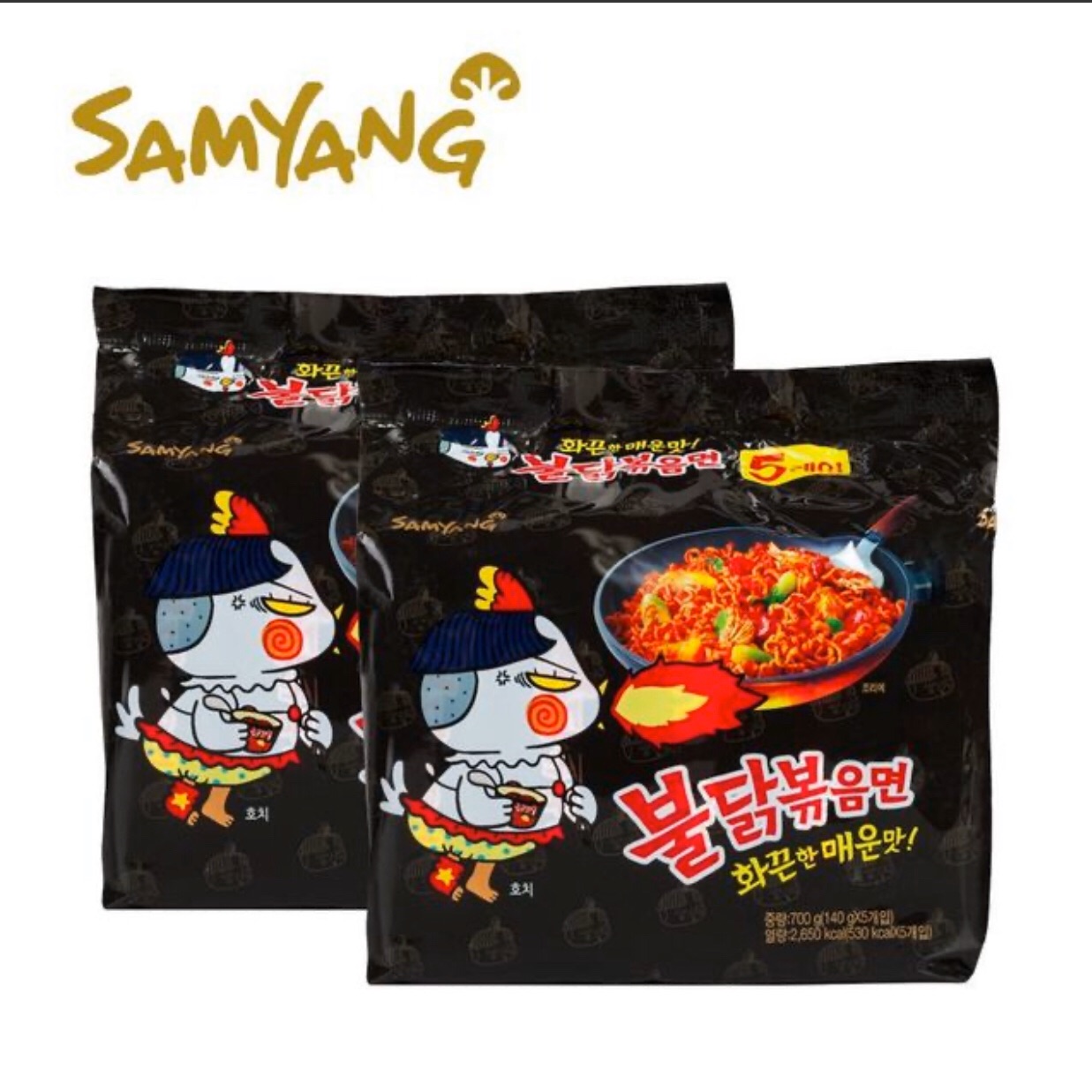 LỐC 5 GÓI MỲ CAY SAM YANG