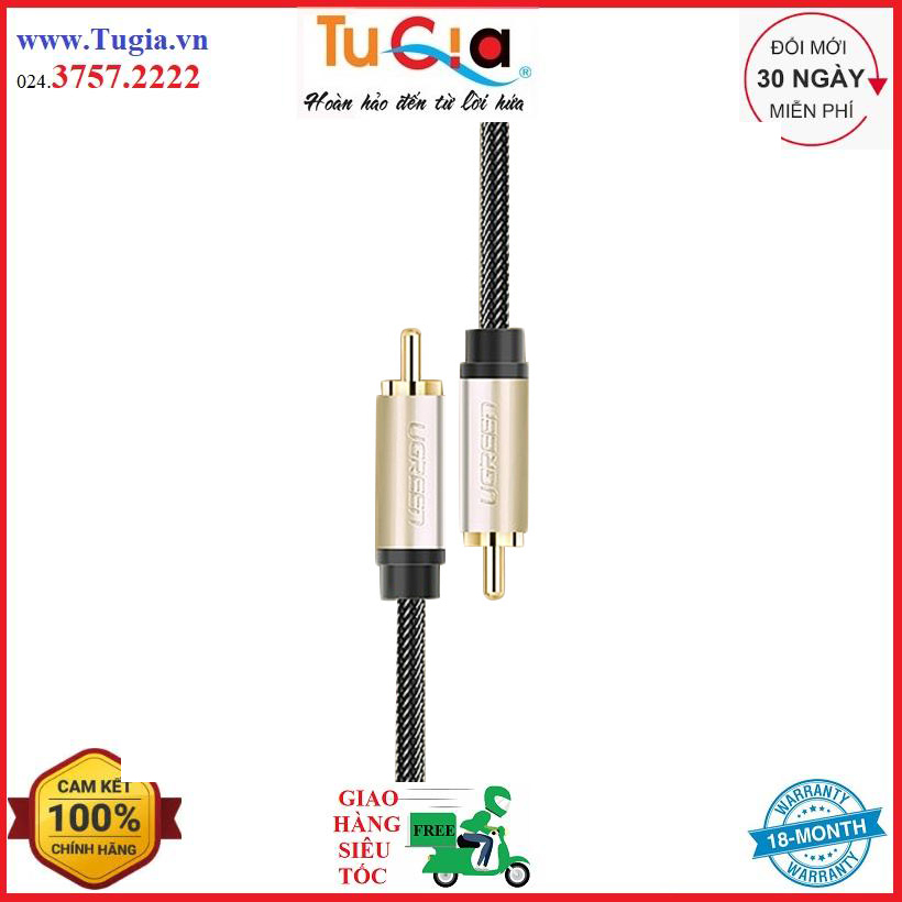 Cáp Coaxial Ugreen RCA 20740 (5m) - Hàng Chính Hãng