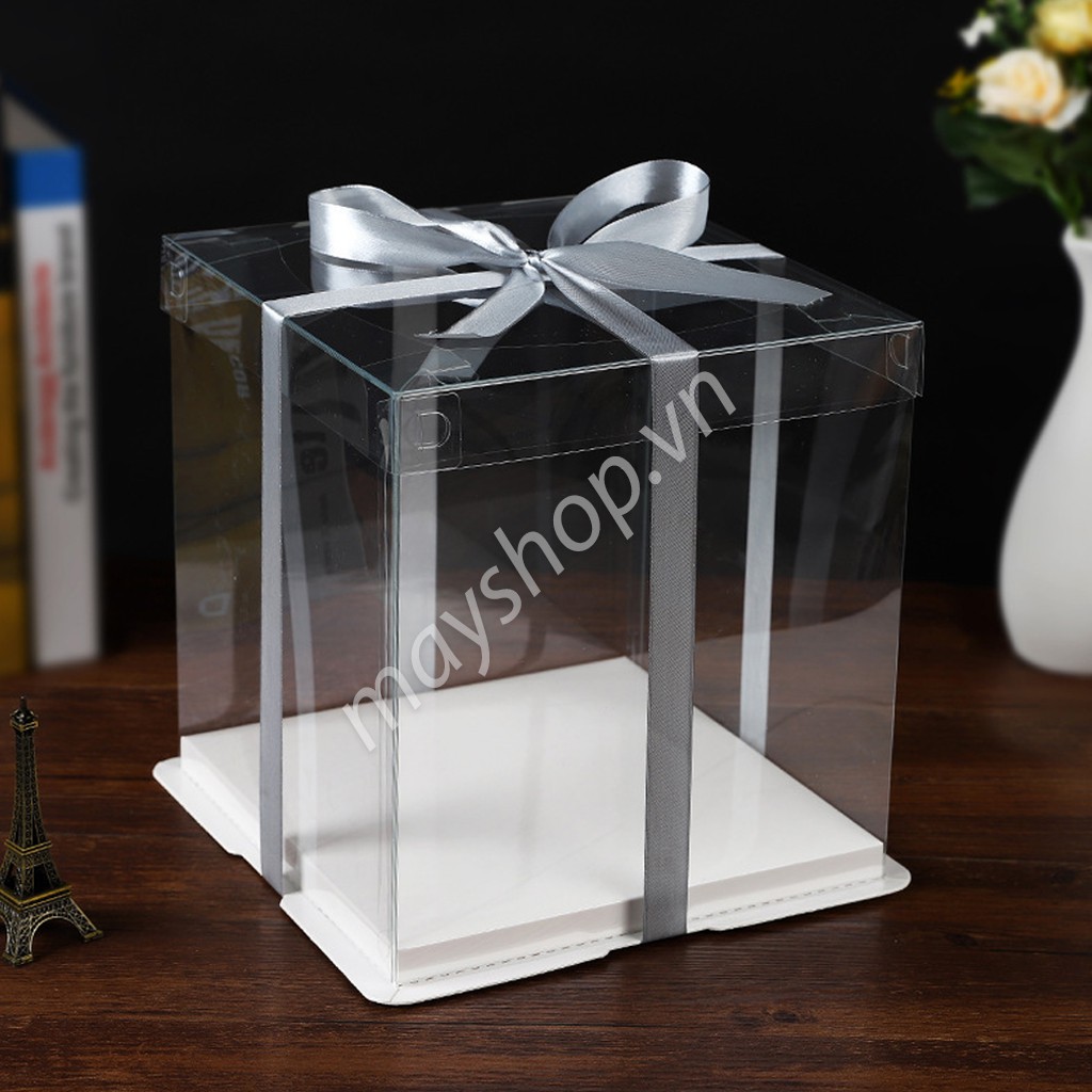 Hộp đựng bánh sinh nhật mica