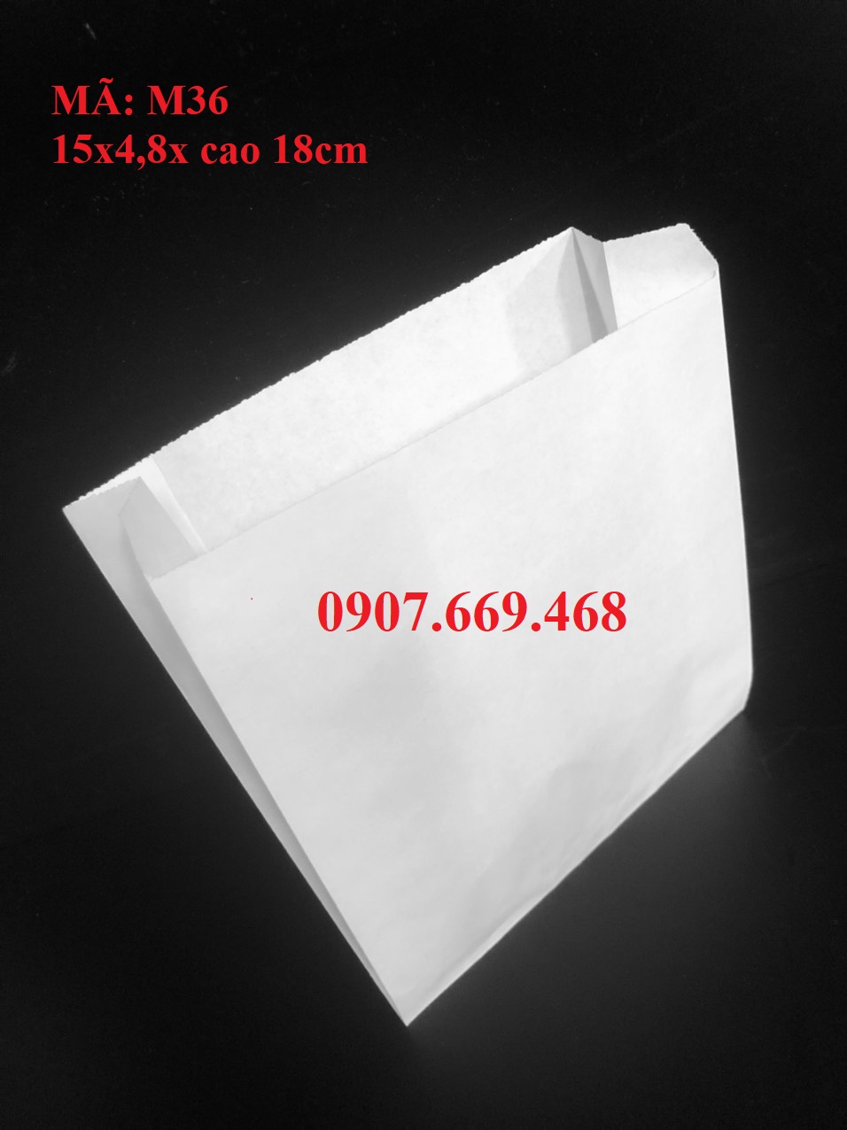 Túi giấy đựng hambuger 500 cái
