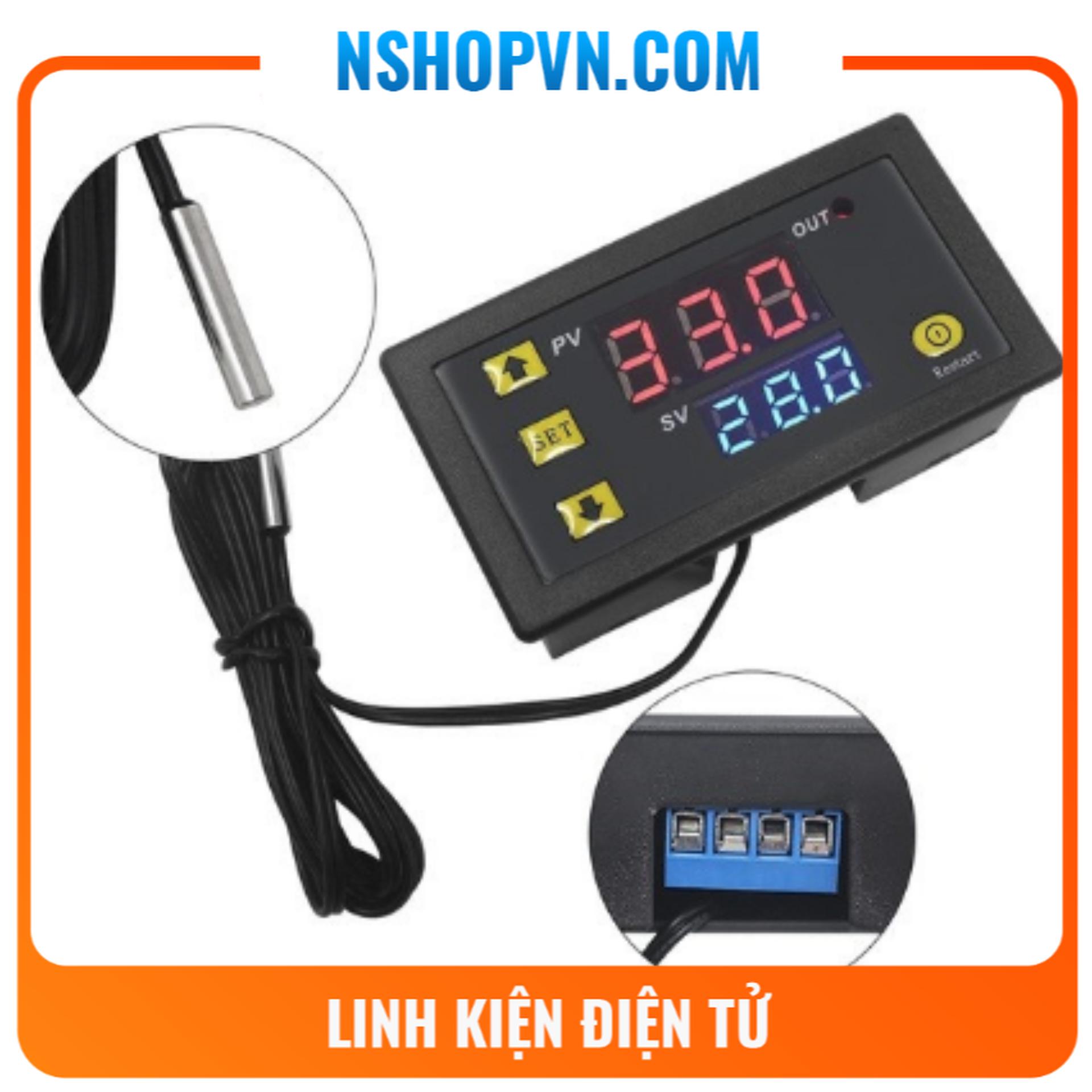 Bộ khống chế nhiệt độ w3230 12vdc