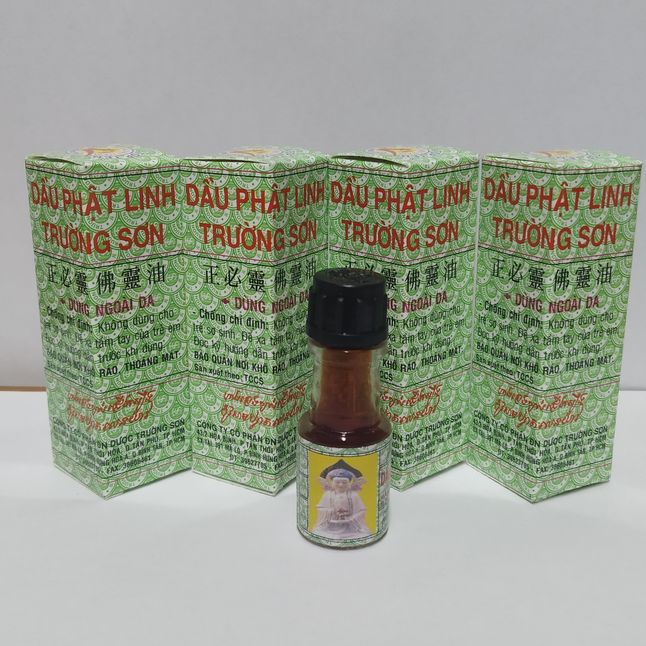 5 chai Dầu Phật Linh Trường Sơn 1.5ml