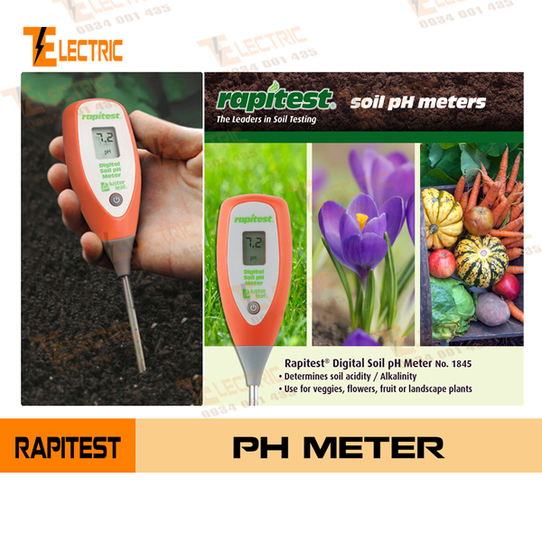[HCM]Rapitest Soil PH Meter 1845 Đo Độ PH Đất, Bút Đo Ph Đât Rapitest