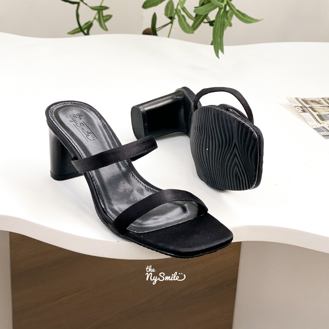 Dép guốc nữ 5p 2 quai - thenysmile - sukemm