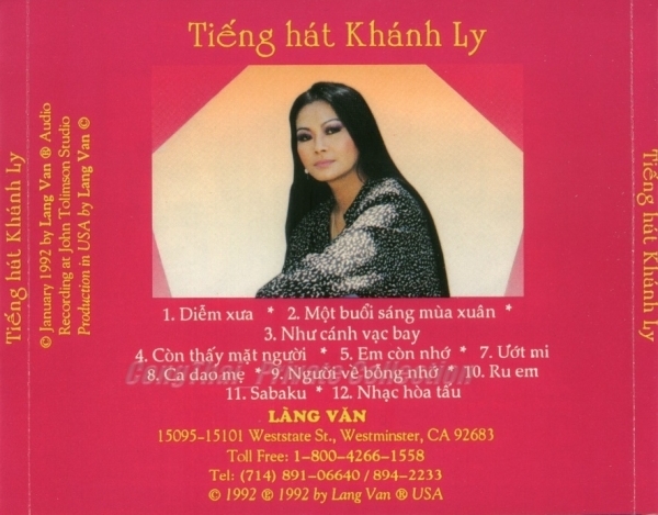 Bộ 4 đĩa cd nhạc khánh Ly 2