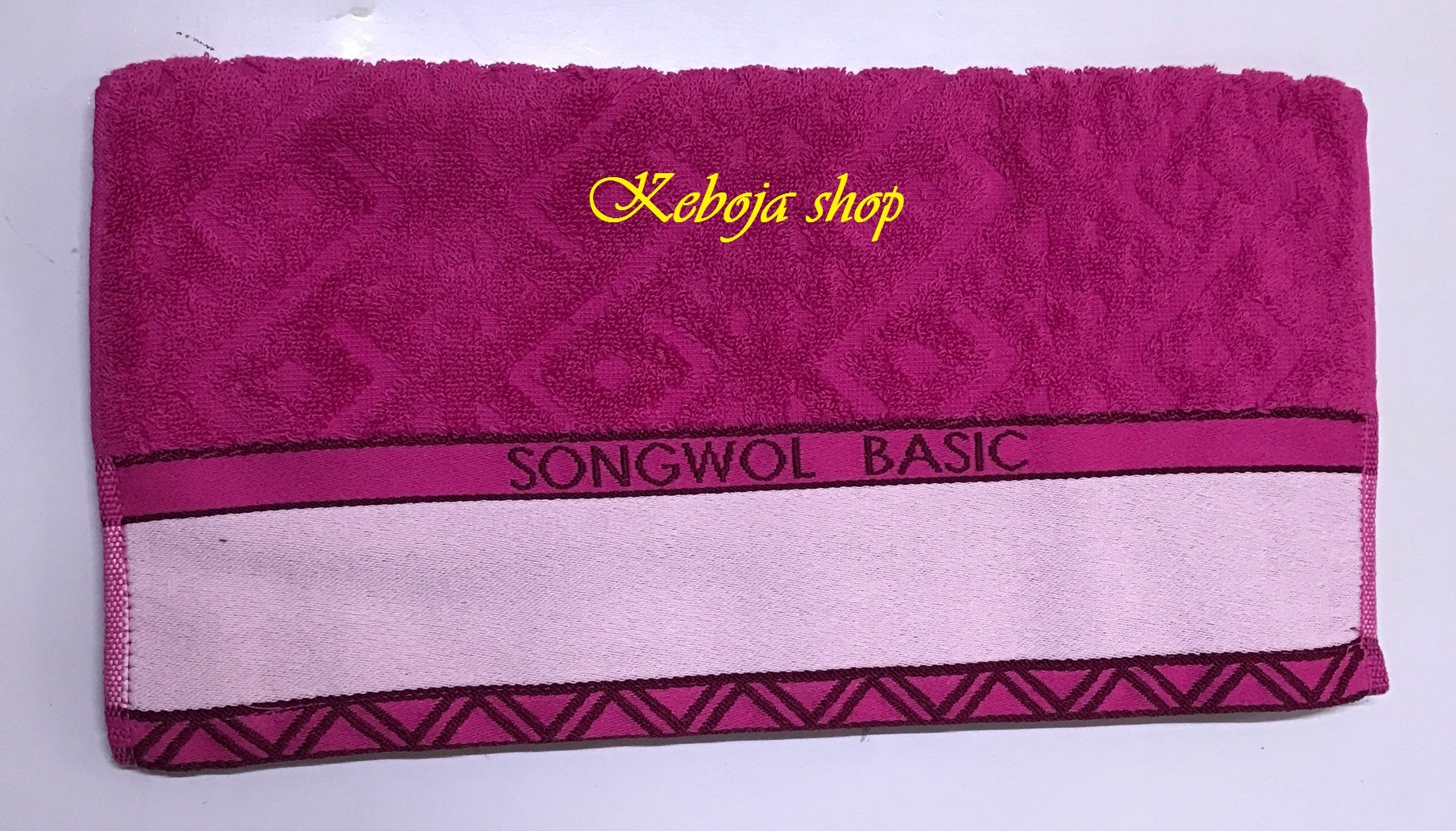 Khăn tắm cotton Hàn Quốc cao cấp thương hiệu Songwol 40x80cm KB018