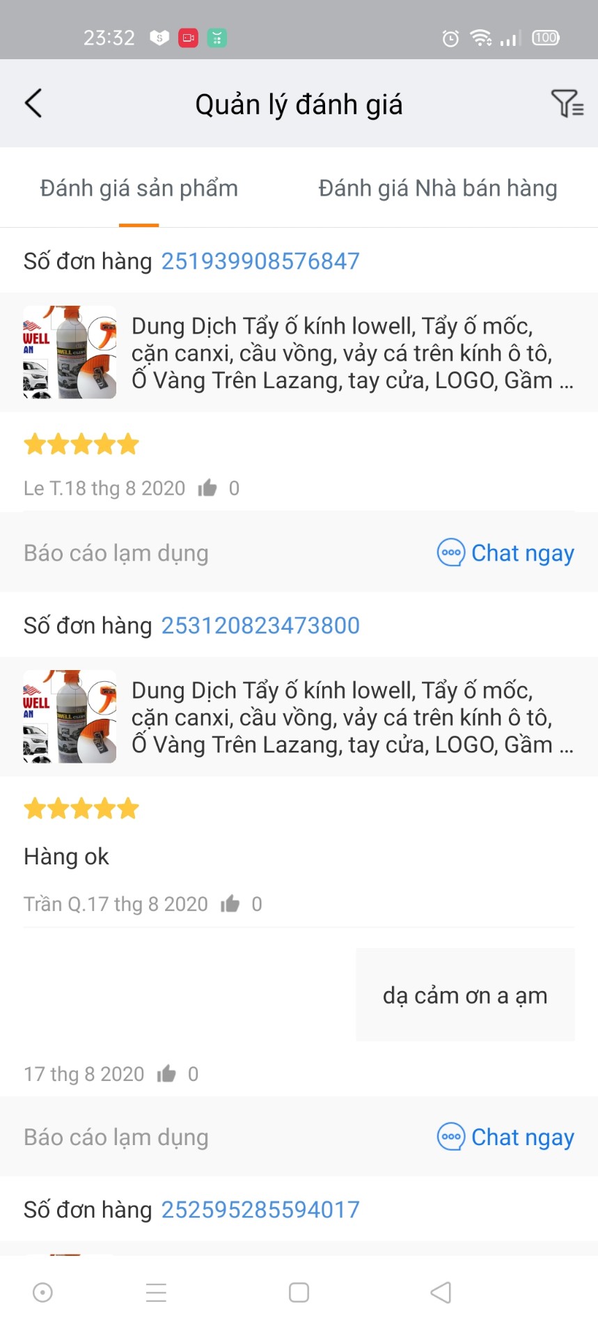 Dung Dịch Tẩy ố kính lowell, Tẩy ố mốc, cặn canxi, cầu vồng, vảy cá trên kính ô tô, Ố Vàng Trên Lazang, tay cửa, LOGO, Gầm máy...