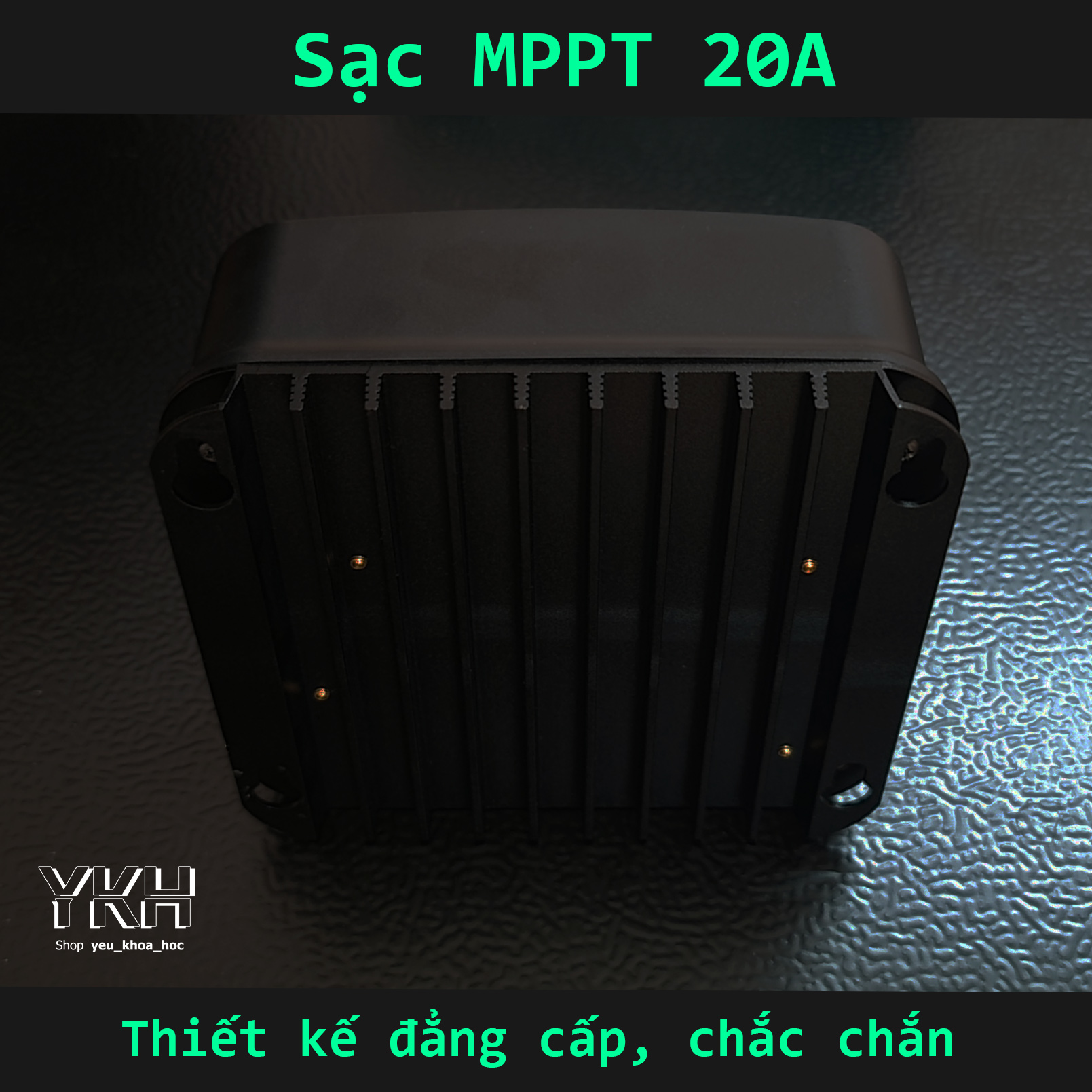 Sạc NLMT MPPT 20A , tự nhận bình 12V 24V